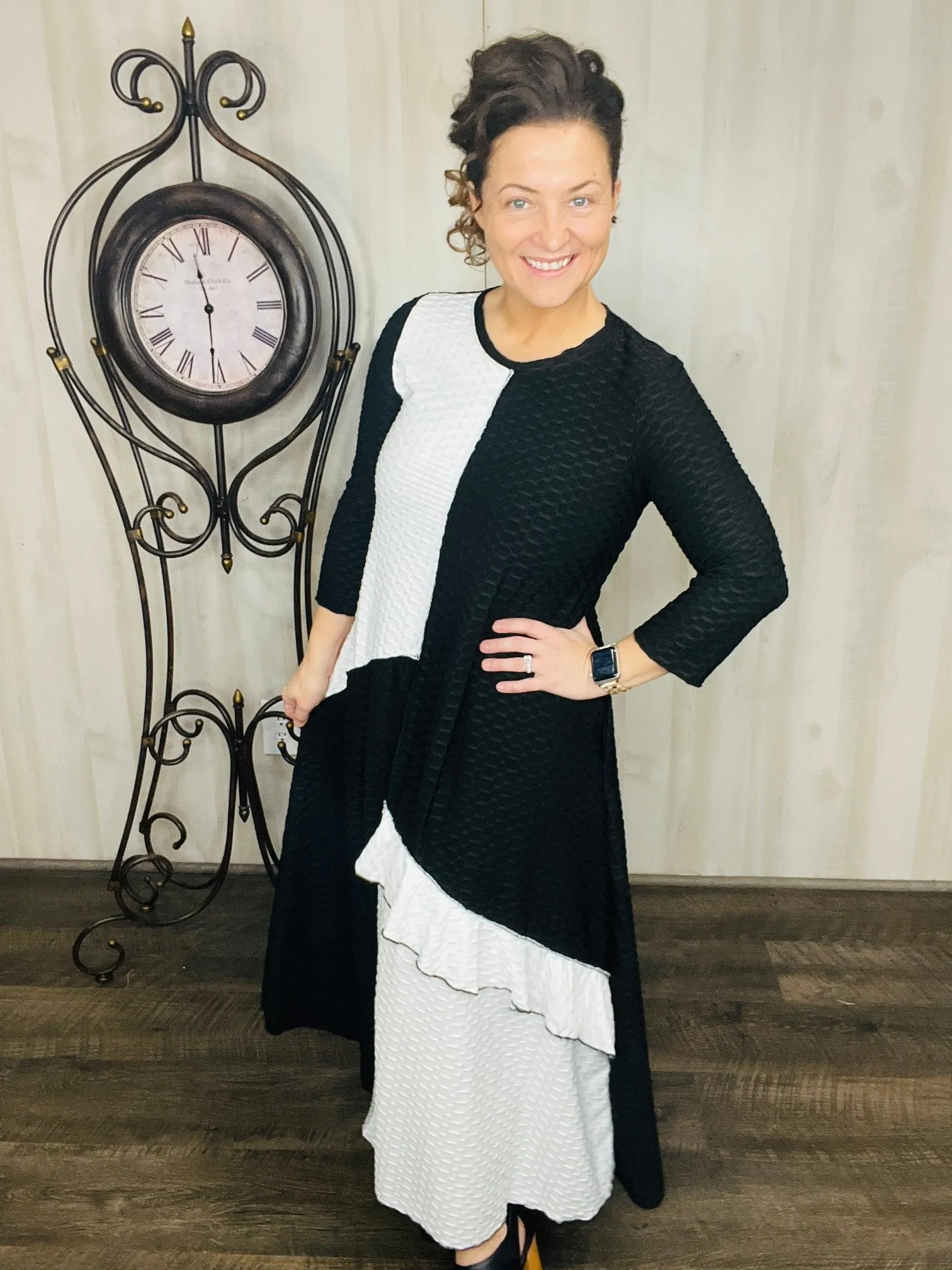 🔥 DOOR BUSTER "Special Times" Dress- Black & White