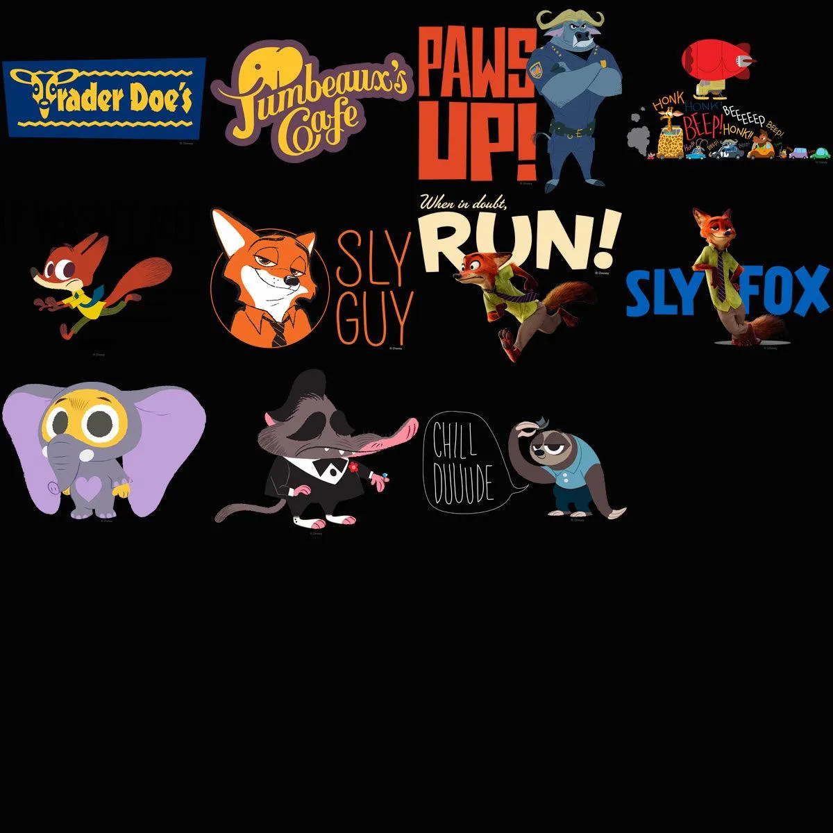 39 Cartoon Zoo Designs Bundle PNG