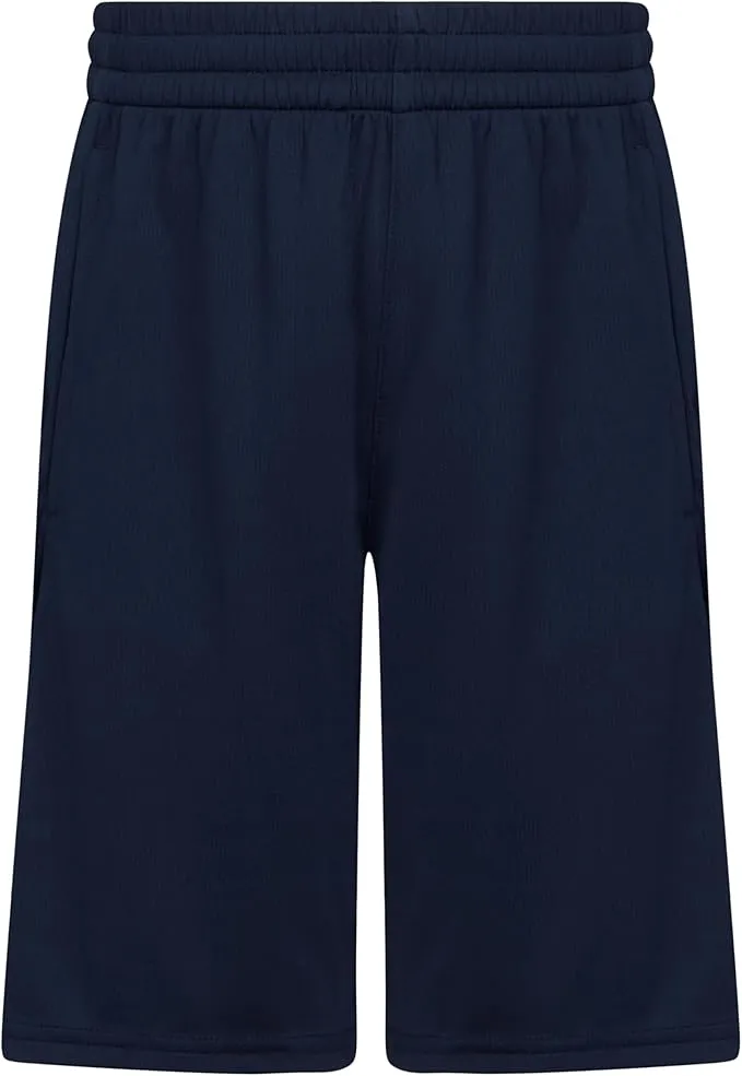 Adidas Boys' Elastic Waistband Bold 3S Short Navy 412