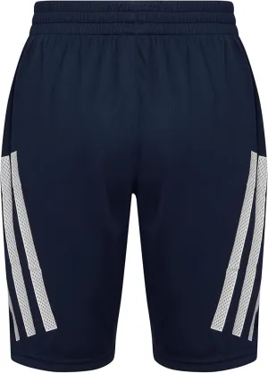 Adidas Boys' Elastic Waistband Bold 3S Short Navy 412