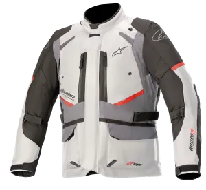ALPINESTARS ANDES V3 WATERPROOF MOTORCYCLE JACKET - GREY