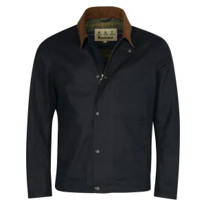 Barbour Milton Mens Wax Jacket - Navy