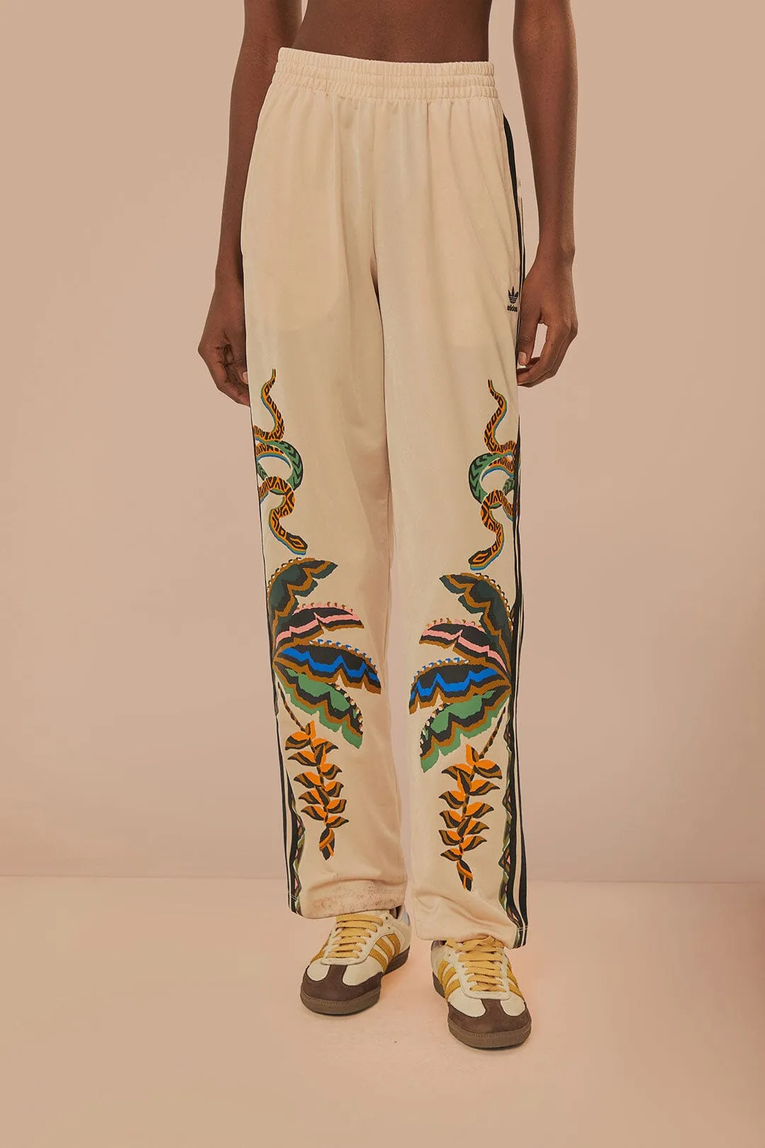 Beige Adidas Farm Rio Pants
