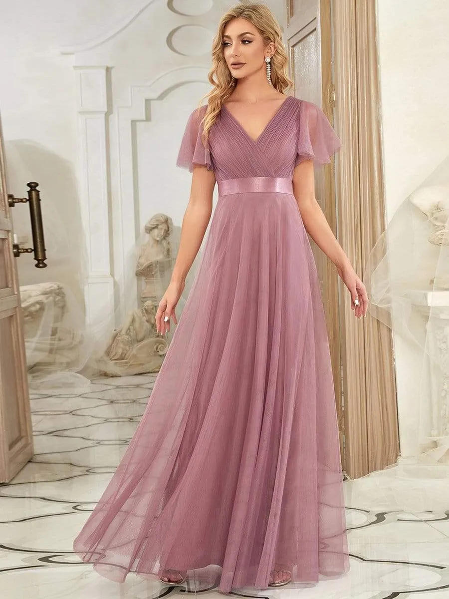 Belted Bridesmaid Dress