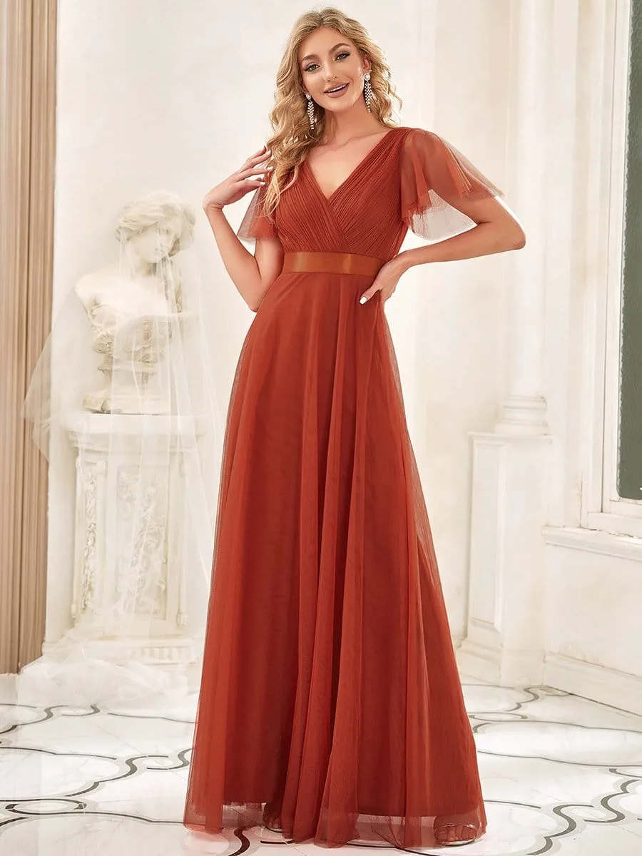 Belted Bridesmaid Dress