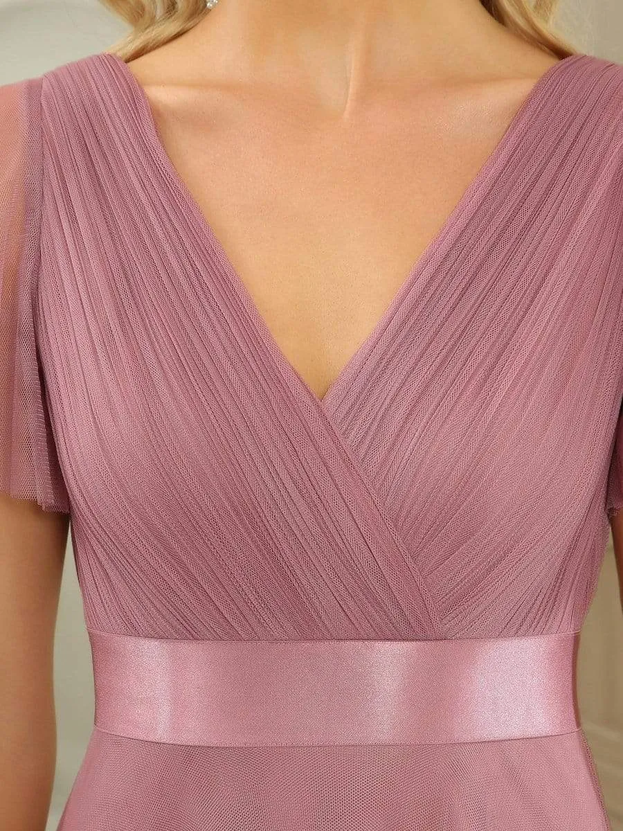 Belted Bridesmaid Dress