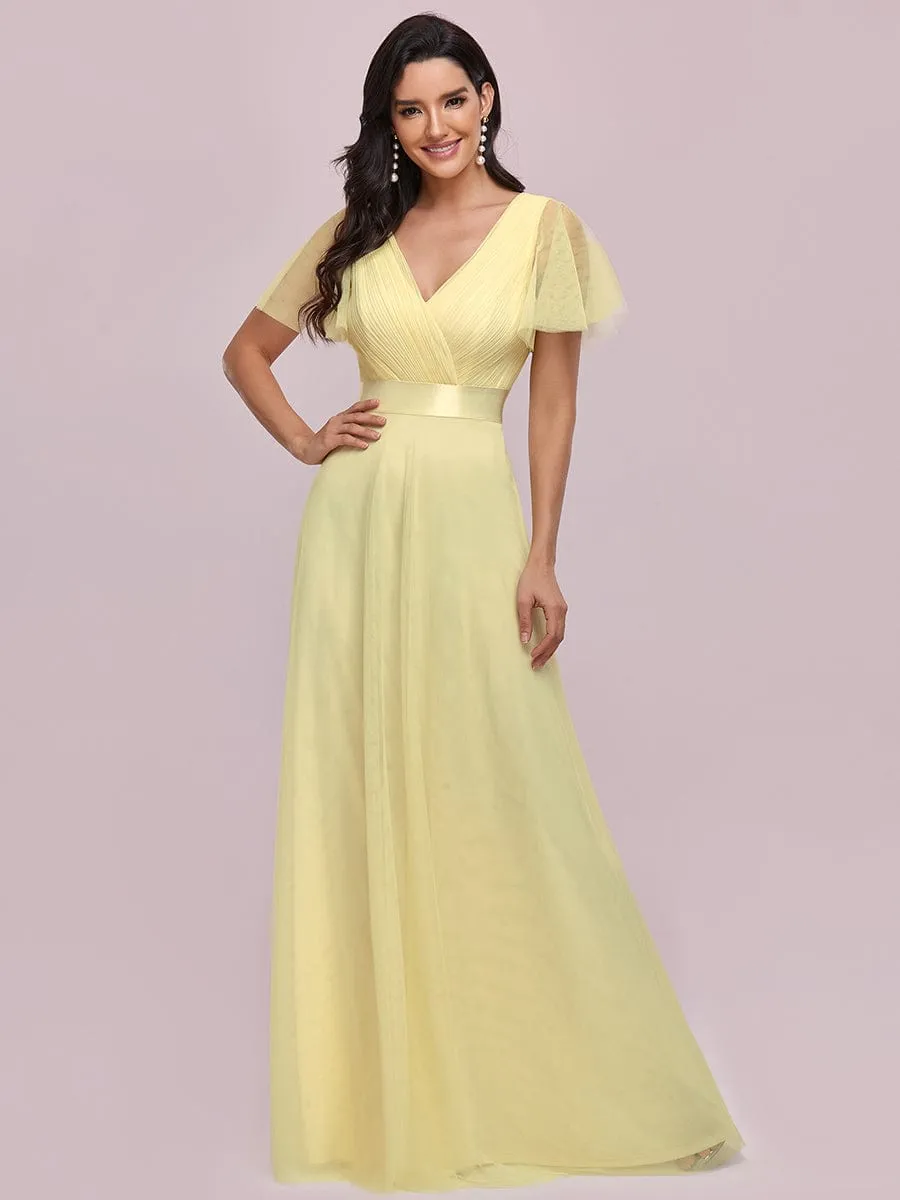Belted Bridesmaid Dress