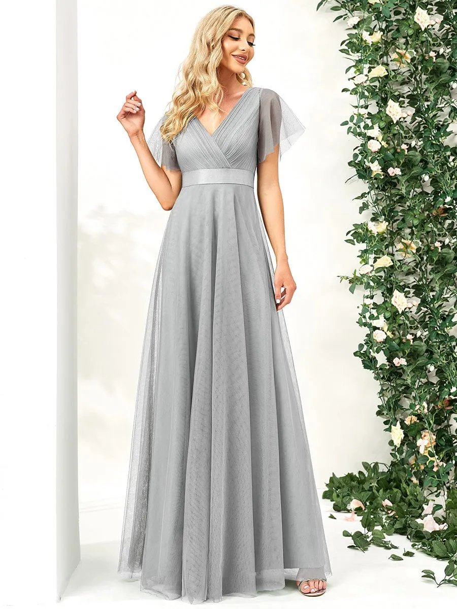 Belted Bridesmaid Dress