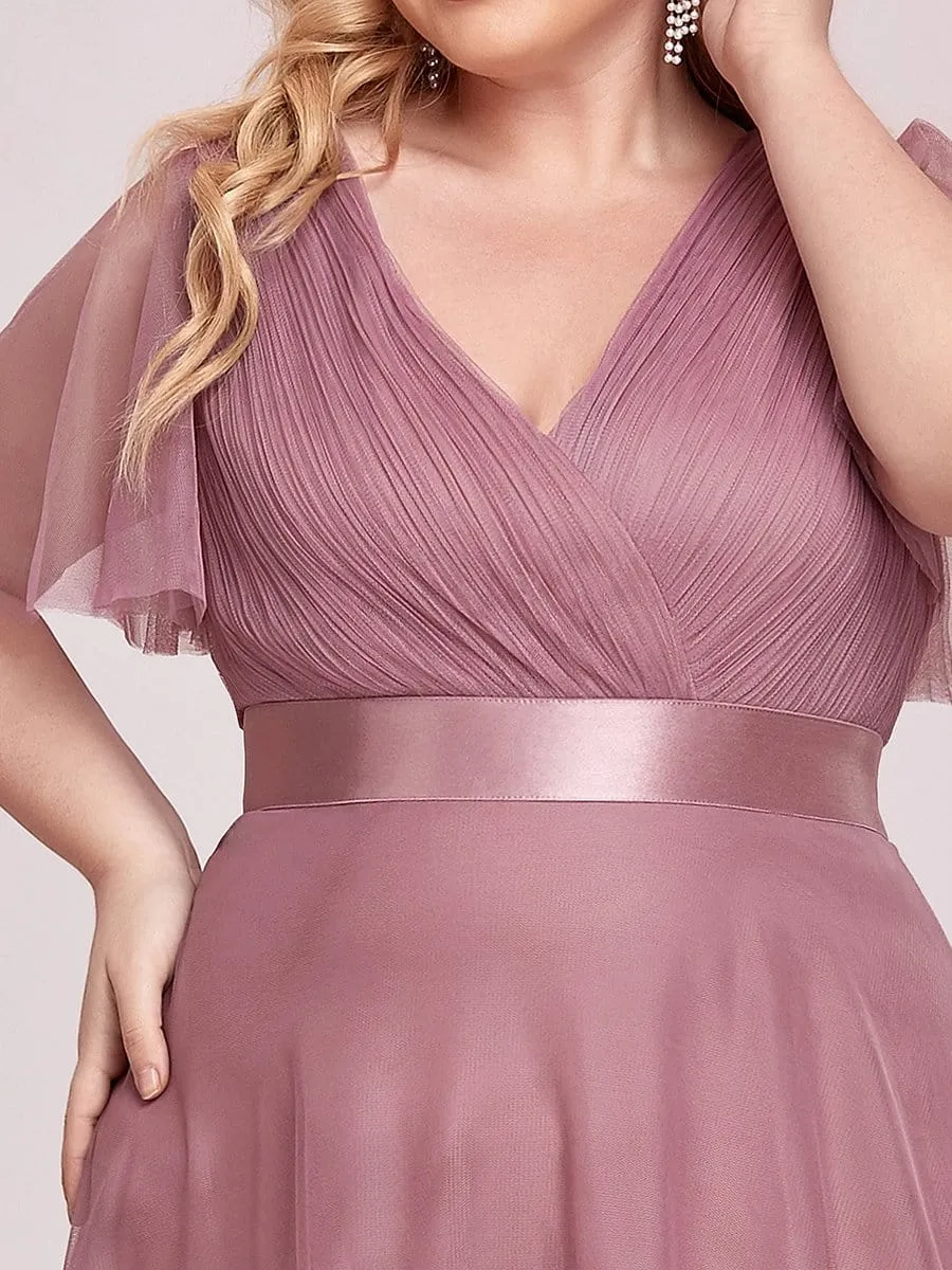 Belted Bridesmaid Dress