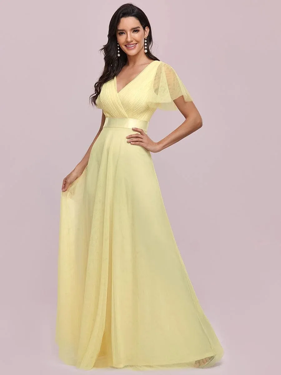 Belted Bridesmaid Dress