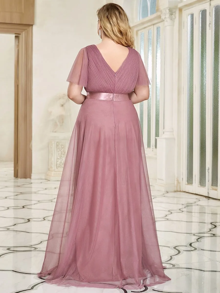 Belted Bridesmaid Dress