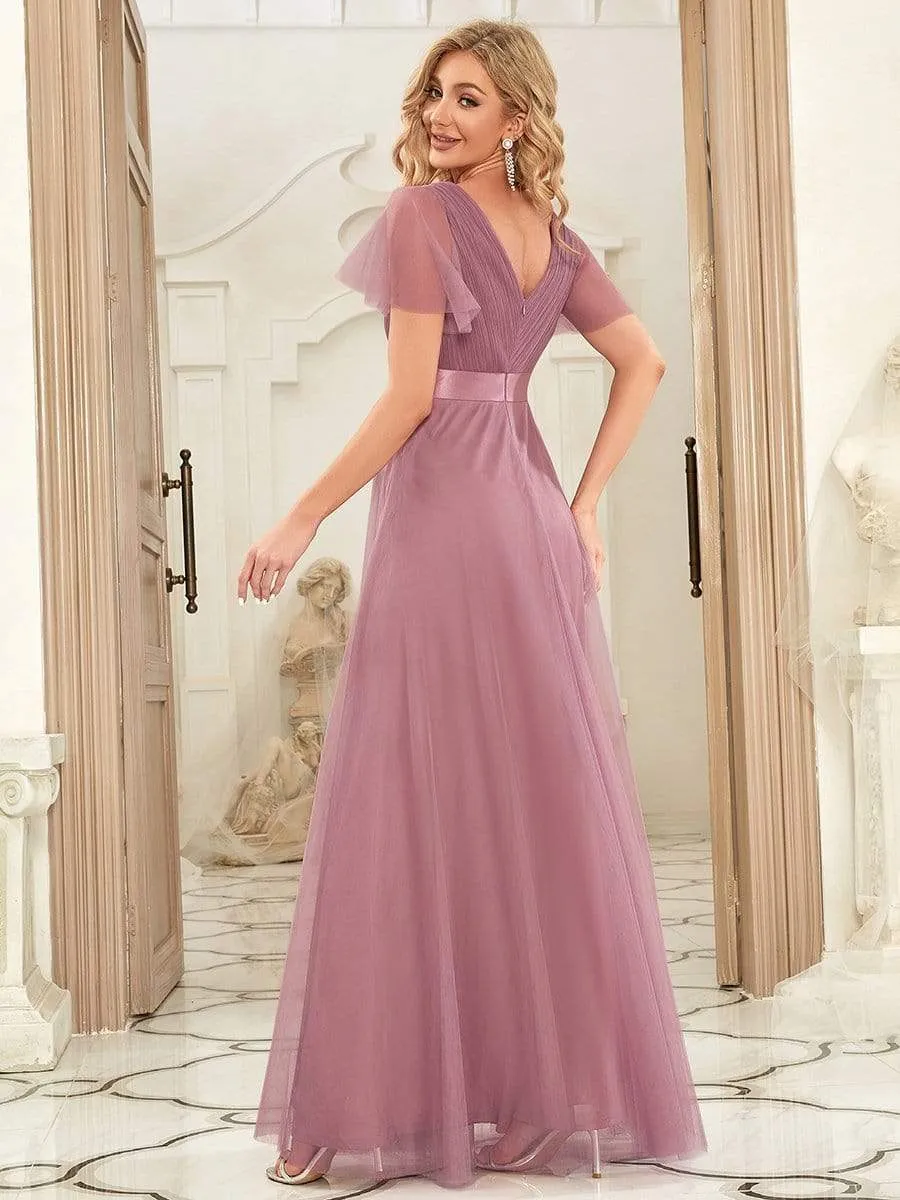 Belted Bridesmaid Dress
