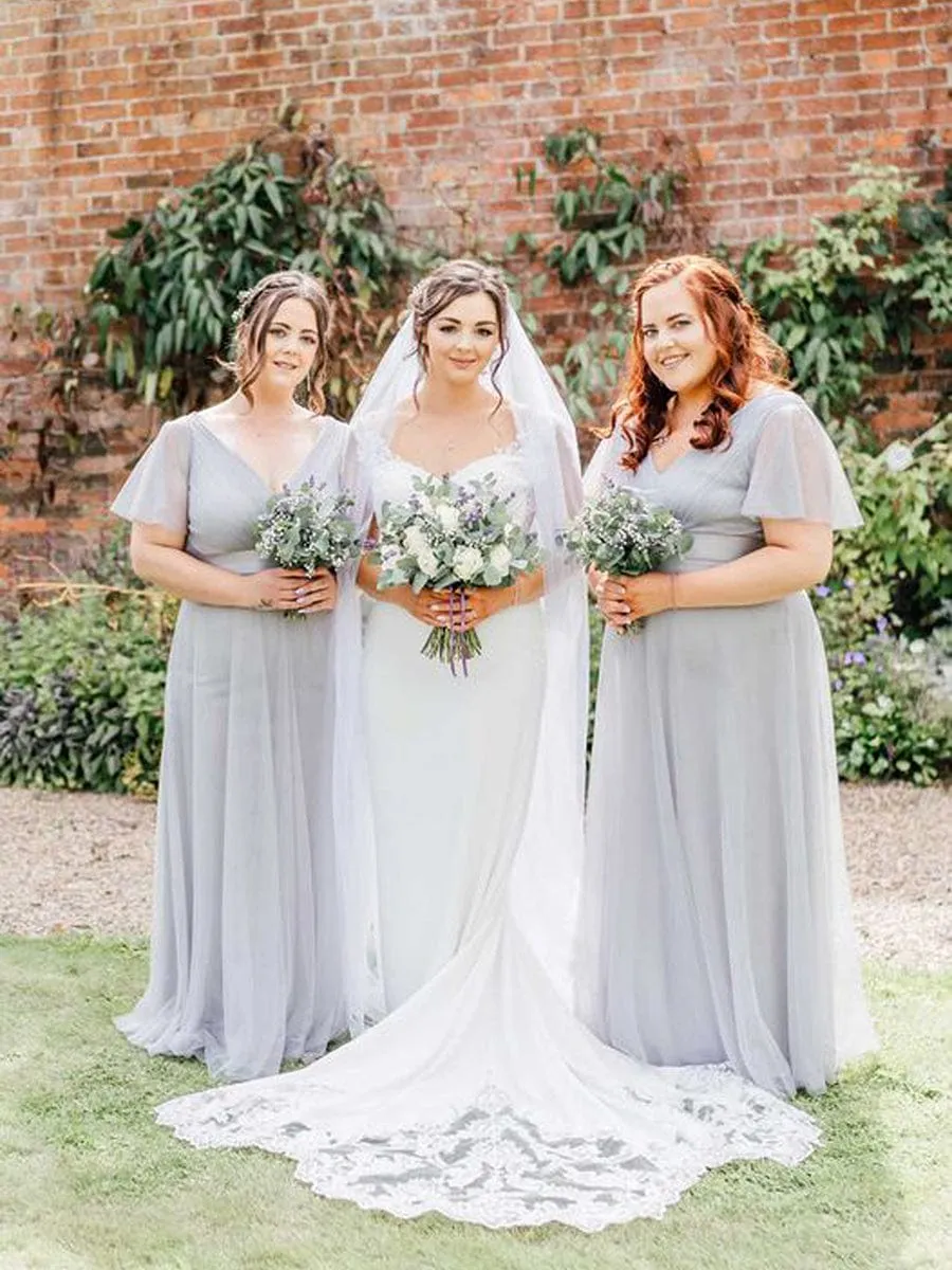 Belted Bridesmaid Dress