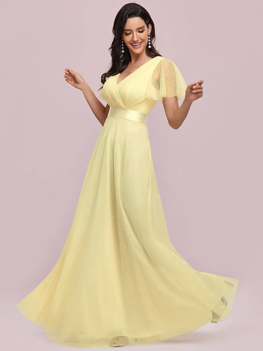 Belted Bridesmaid Dress