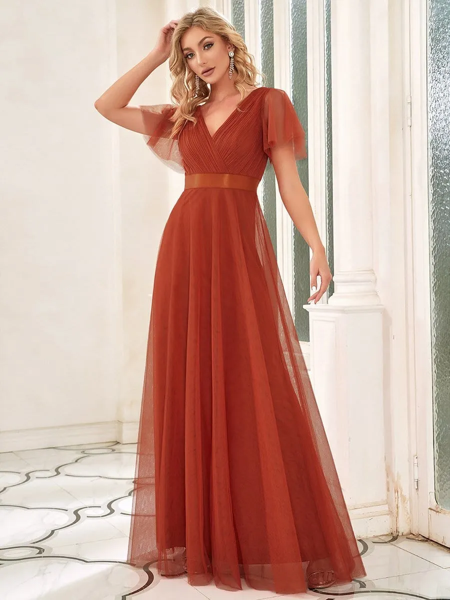 Belted Bridesmaid Dress