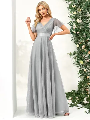Belted Bridesmaid Dress