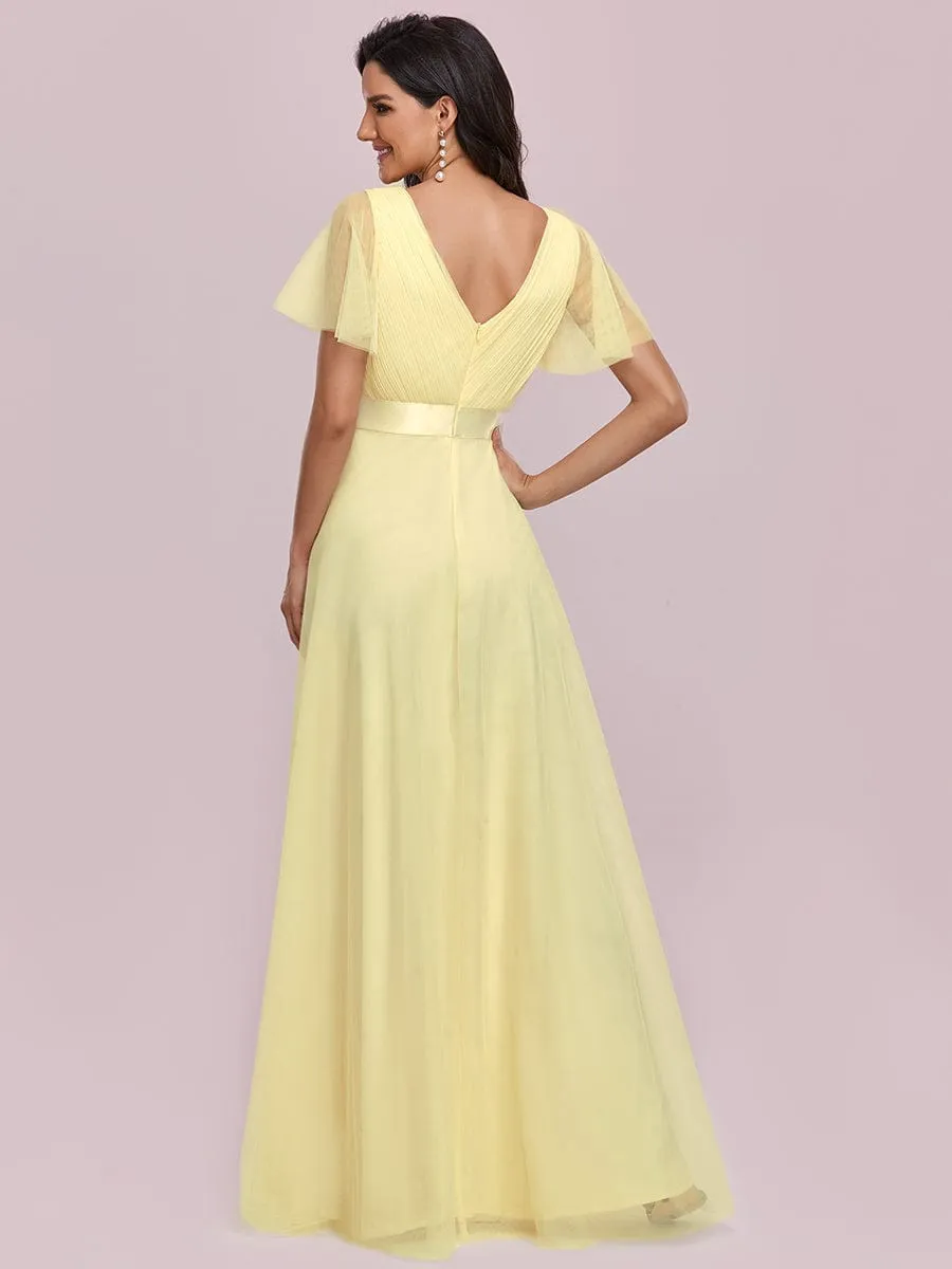Belted Bridesmaid Dress