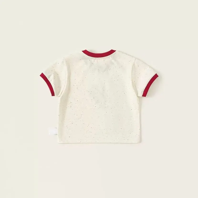 Berry Bright Childhood Polka Dot Tee