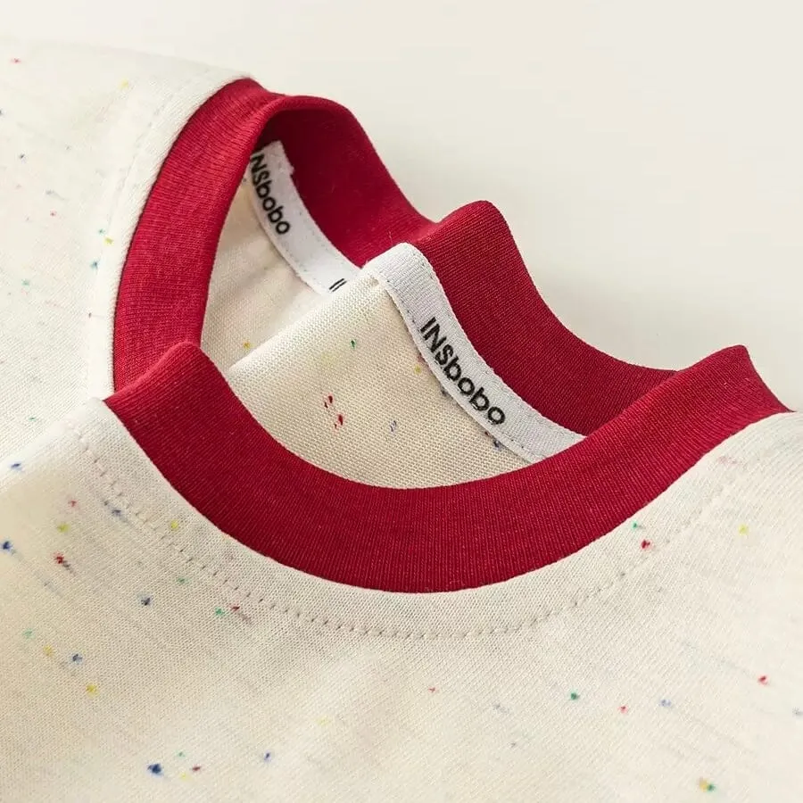 Berry Bright Childhood Polka Dot Tee