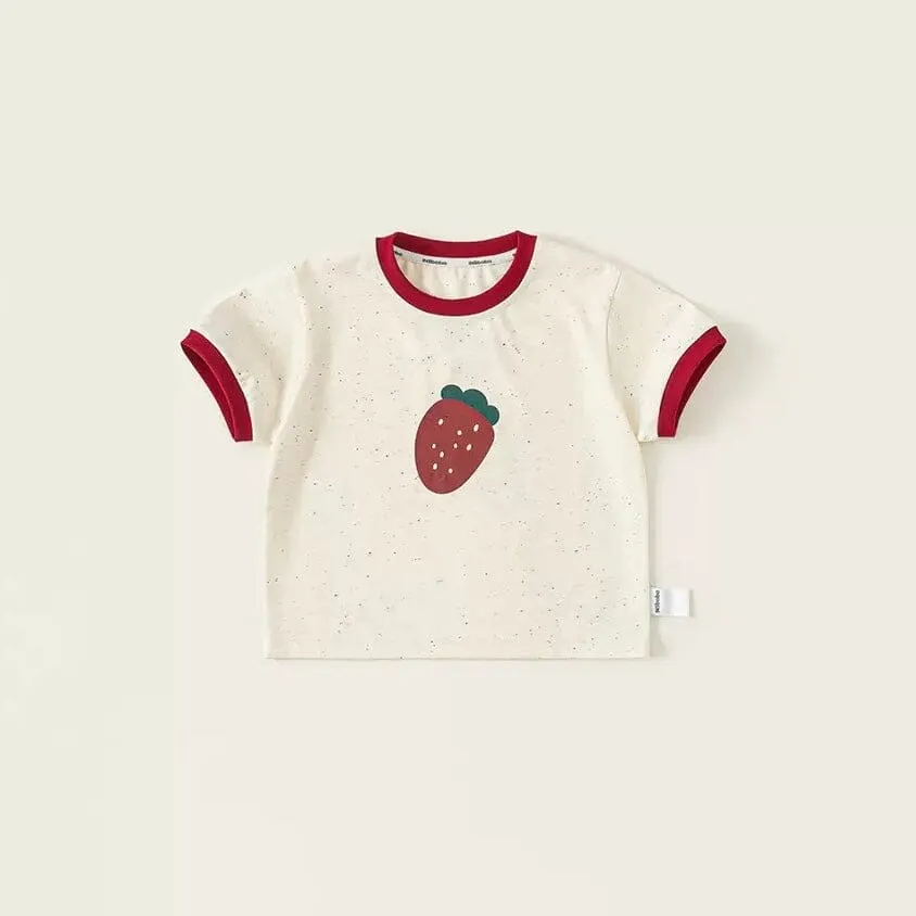 Berry Bright Childhood Polka Dot Tee