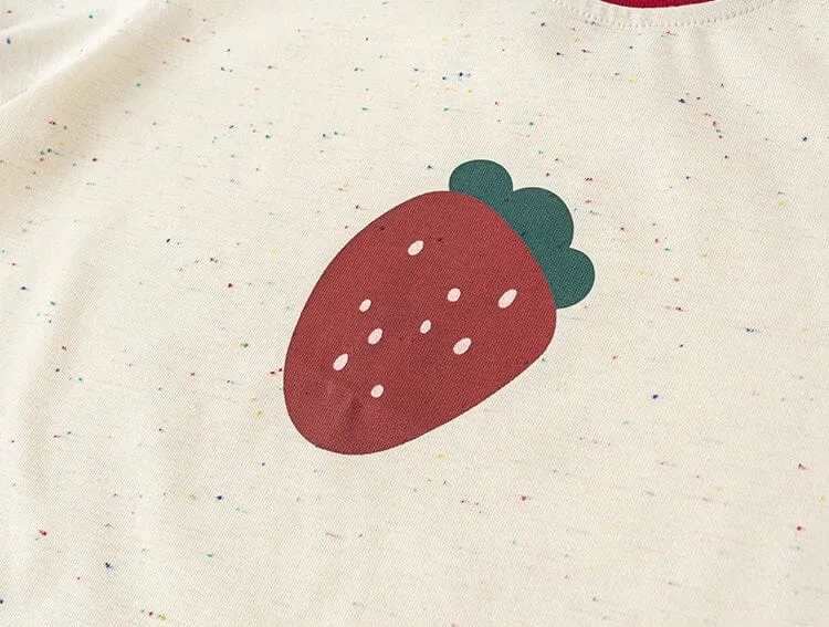 Berry Bright Childhood Polka Dot Tee