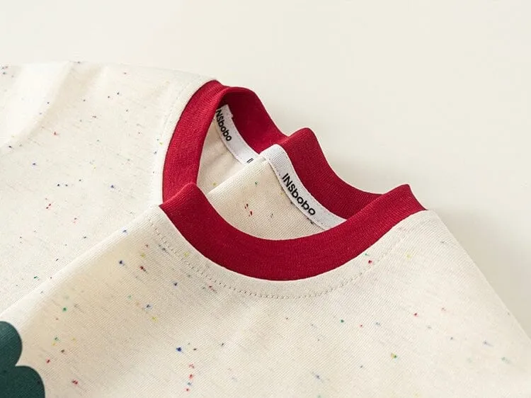 Berry Bright Childhood Polka Dot Tee