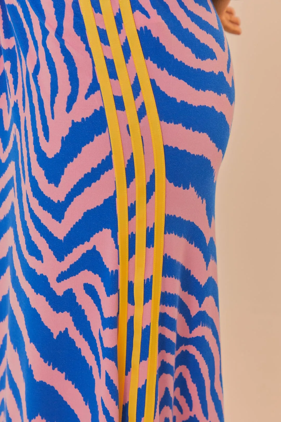 Blue Adidas Farm Rio Maxi Skirt