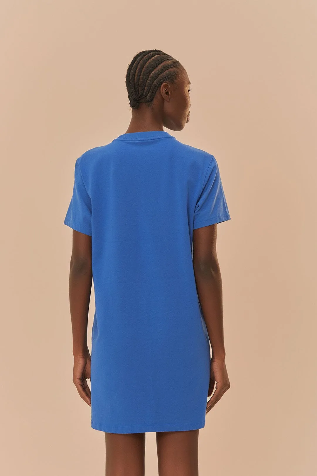 Blue Adidas Farm Rio T-Shirt Dress
