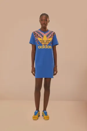 Blue Adidas Farm Rio T-Shirt Dress
