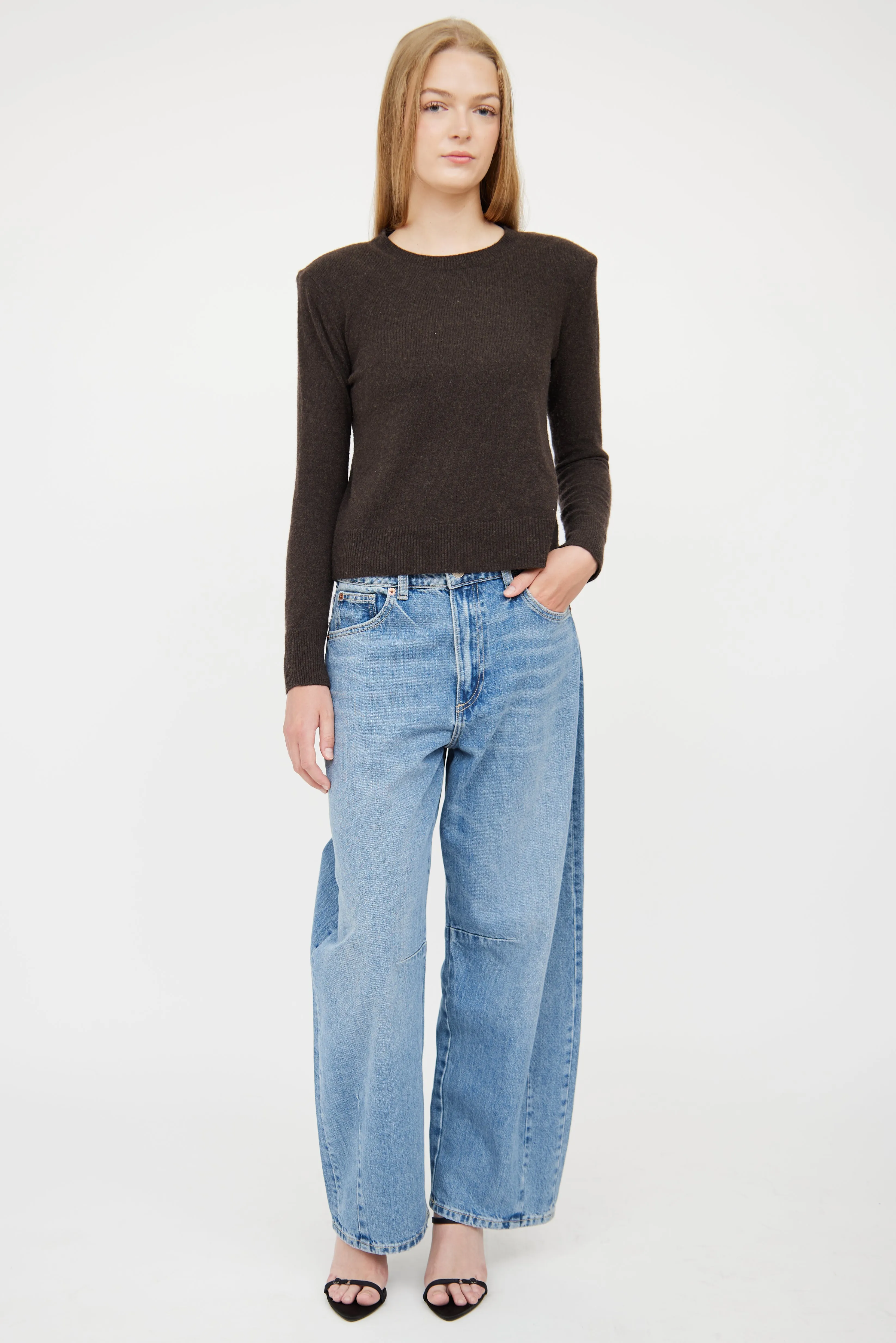 Brown Cashmere Sweater