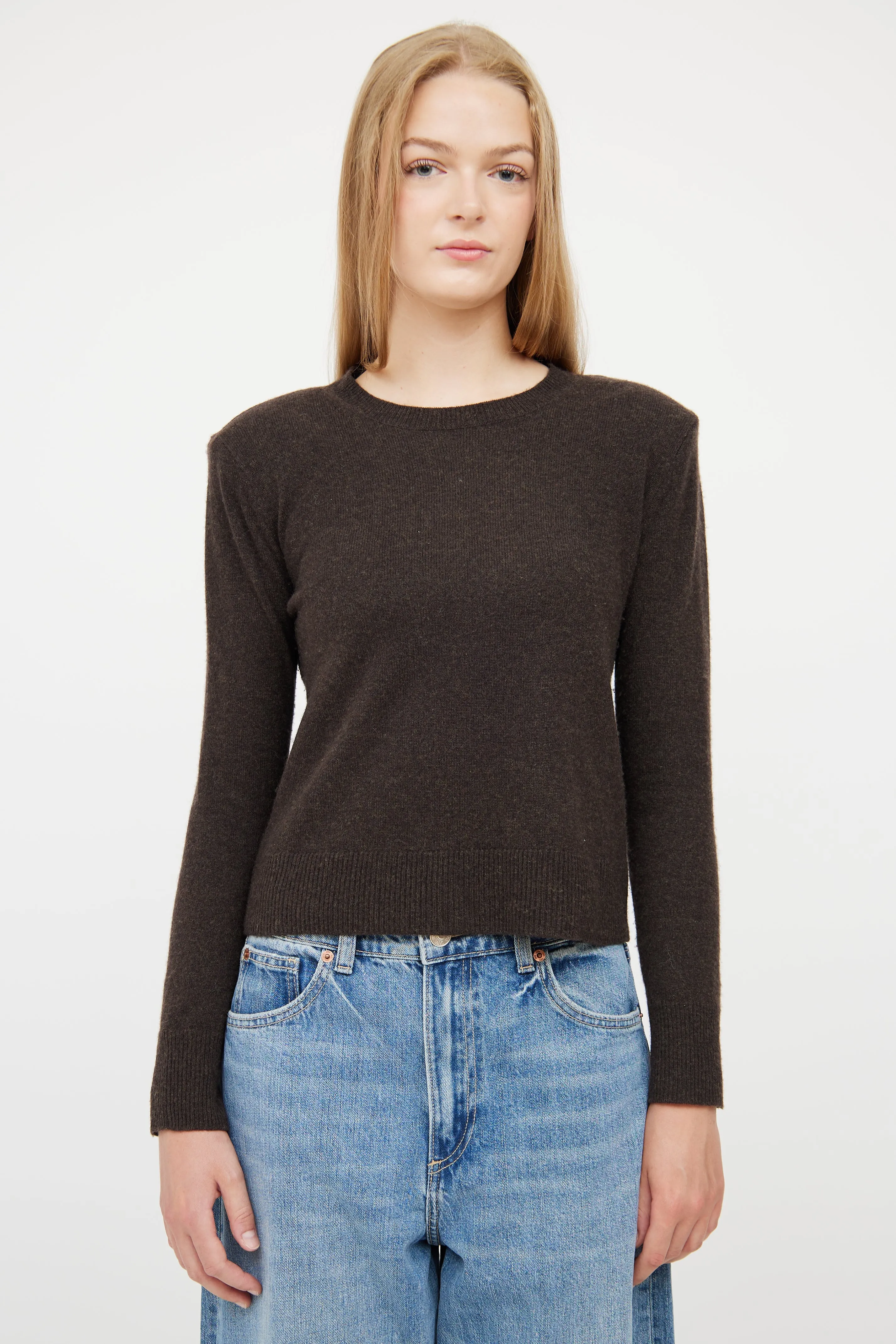 Brown Cashmere Sweater