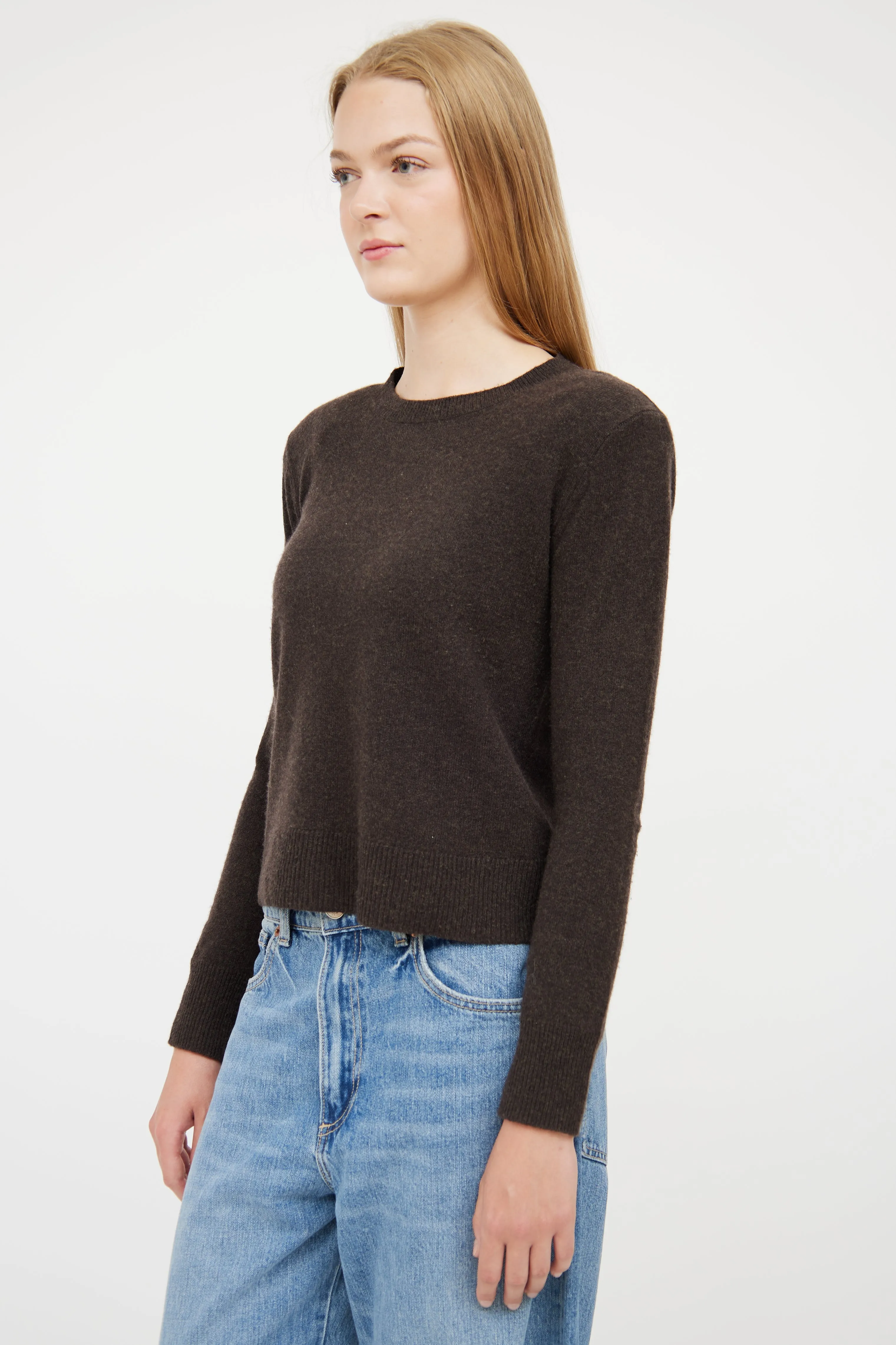 Brown Cashmere Sweater