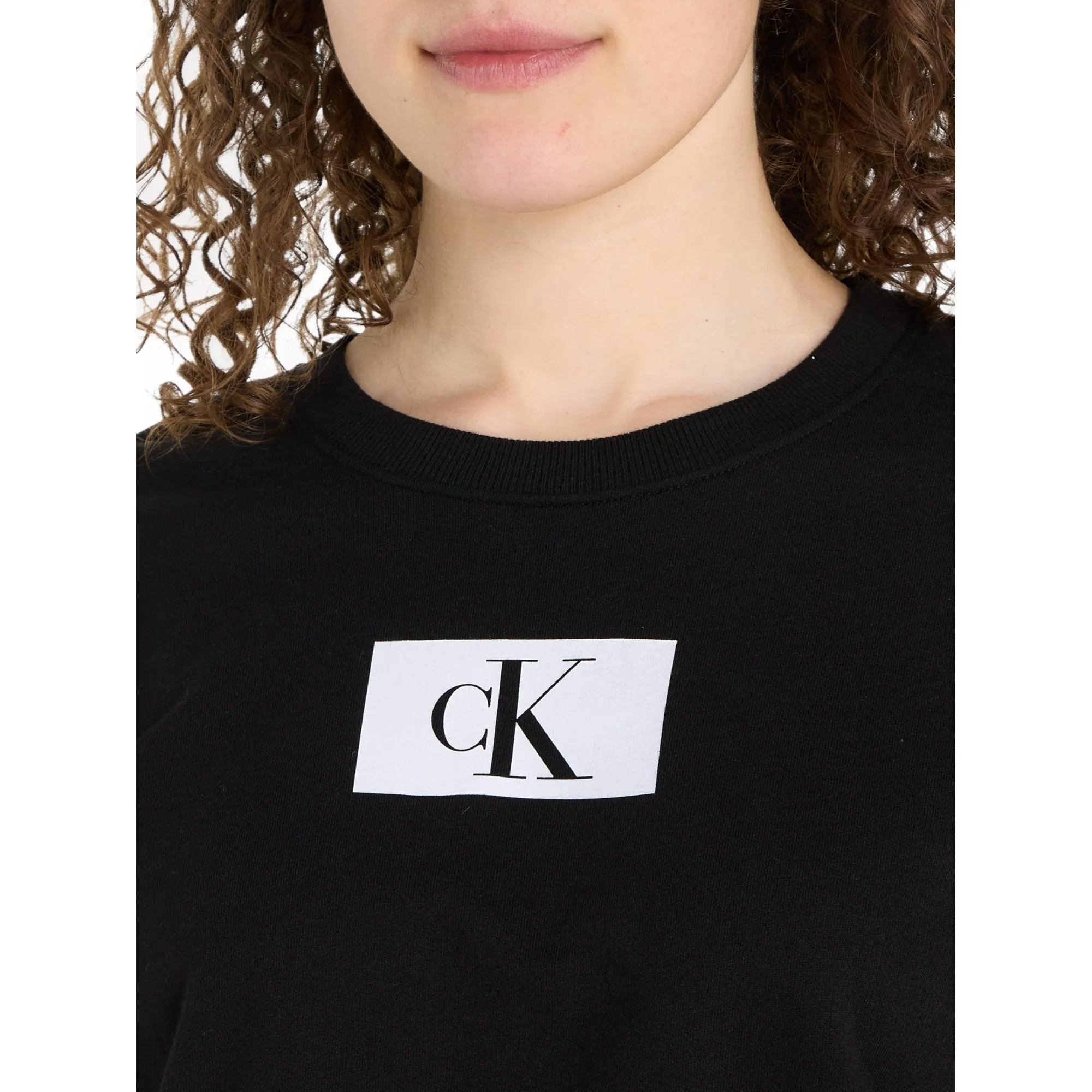 Calvin Klein 1996 Lounge Long Sleeve Sweatshirt - Black
