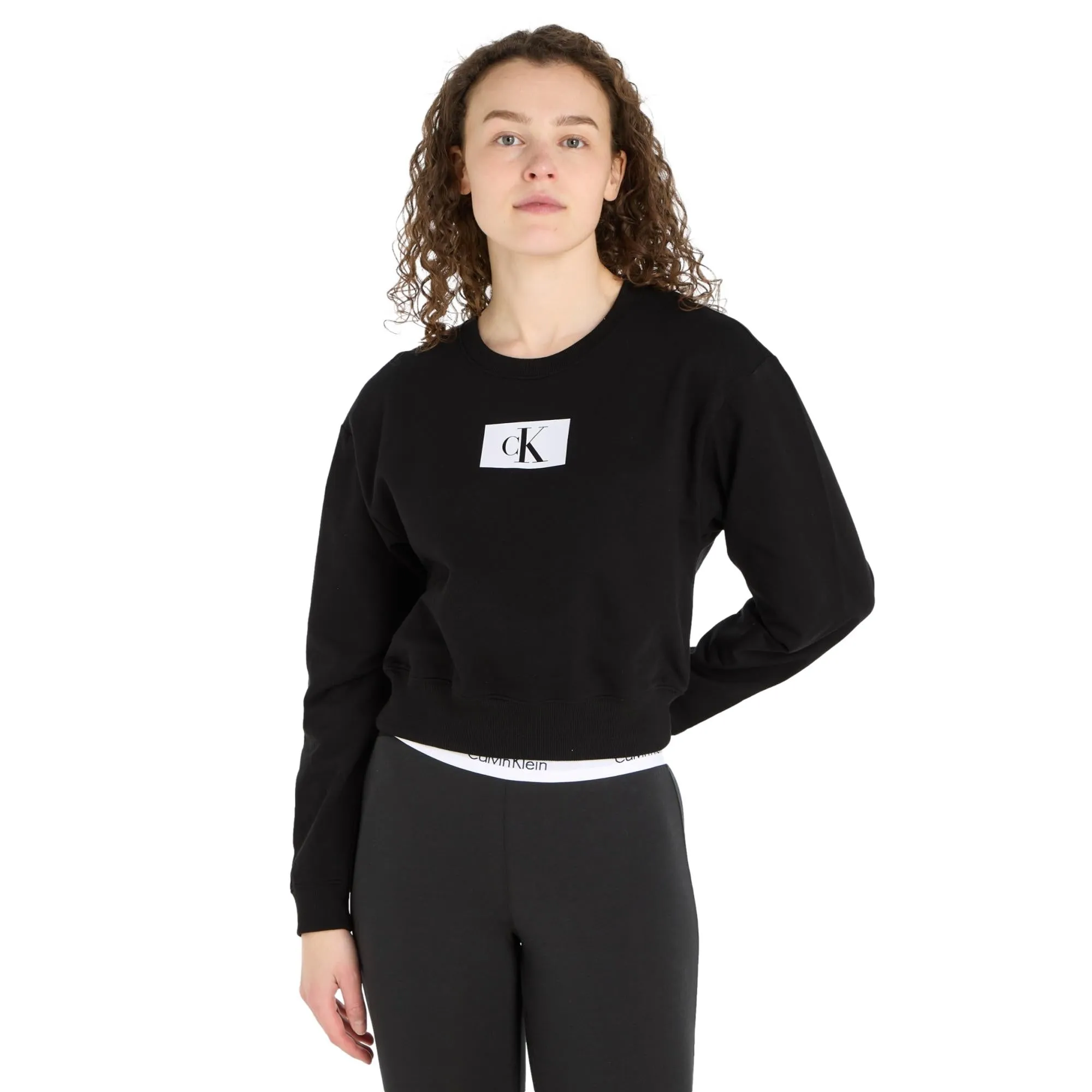 Calvin Klein 1996 Lounge Long Sleeve Sweatshirt - Black