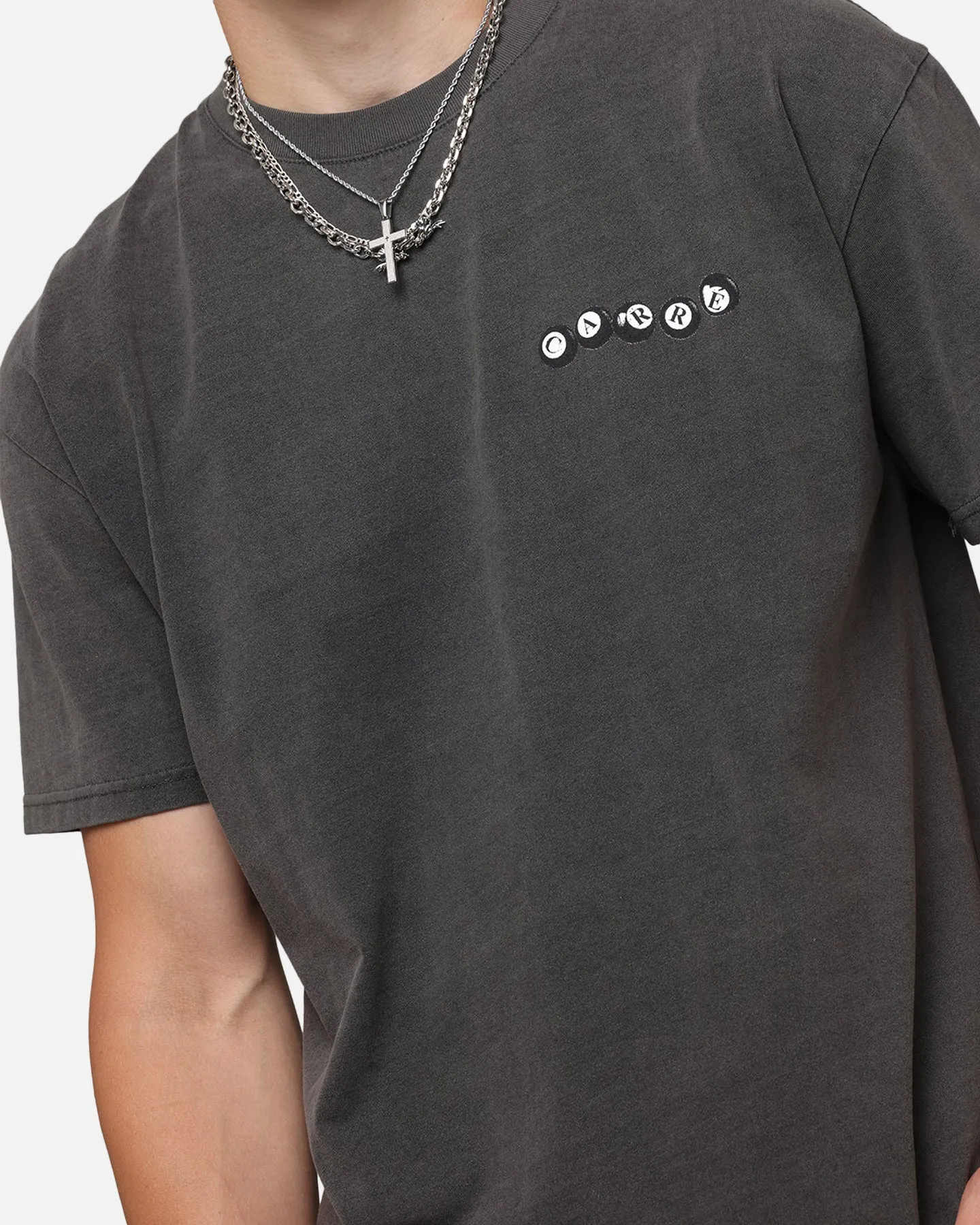 Carre Break T-Shirt Black Wash