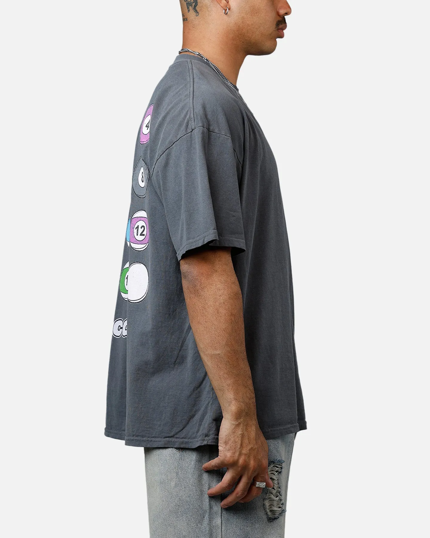 Carre Break T-Shirt Washed Charcoal