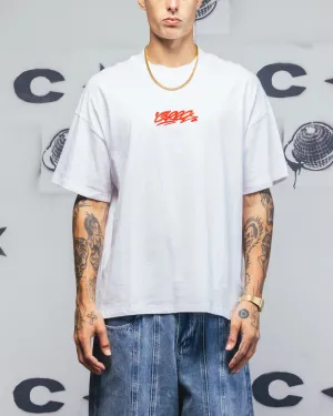 Carre Embroidered Graffiti T-Shirt White