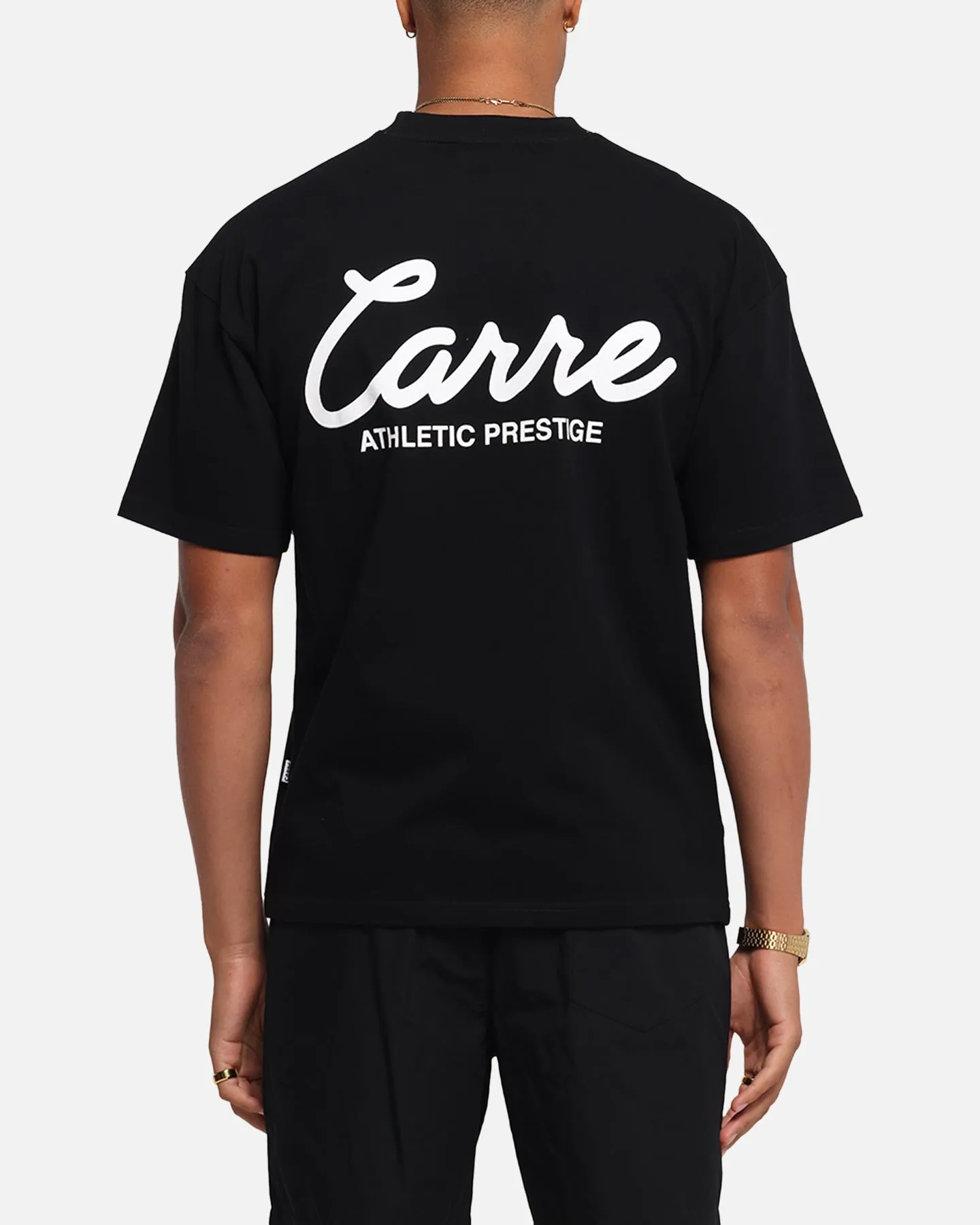 Carre Prestige Script T-Shirt Black