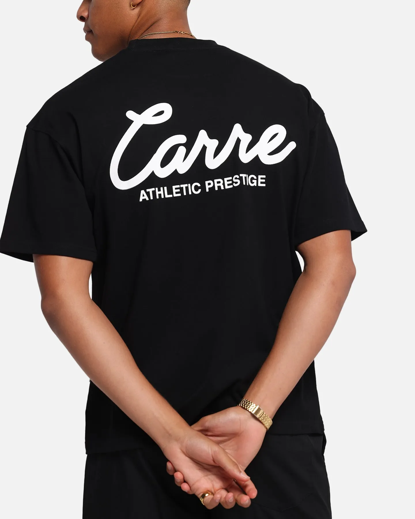 Carre Prestige Script T-Shirt Black