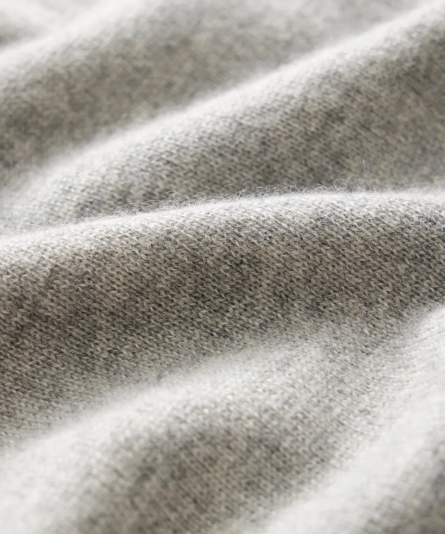 Cashmere Crewneck in Heather Grey