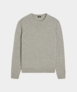 Cashmere Crewneck in Heather Grey