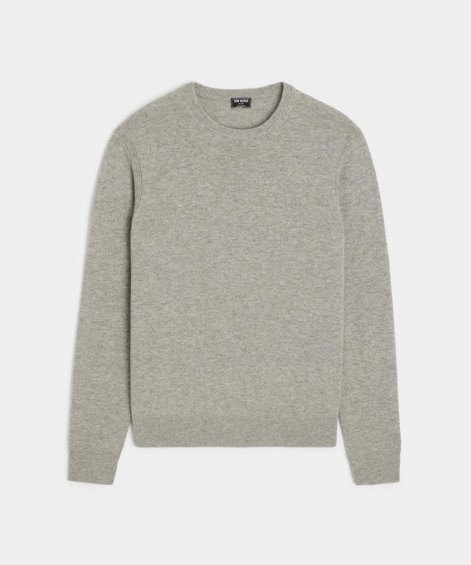 Cashmere Crewneck in Heather Grey
