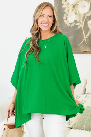 Comparing The Two Tunic, Kelly Green