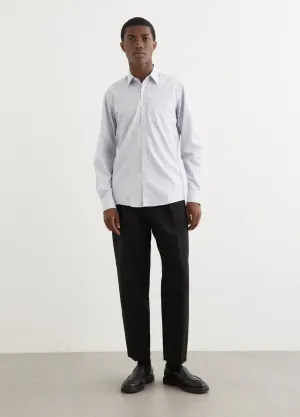 Corbino High Twist Poplin Stripe Shirt