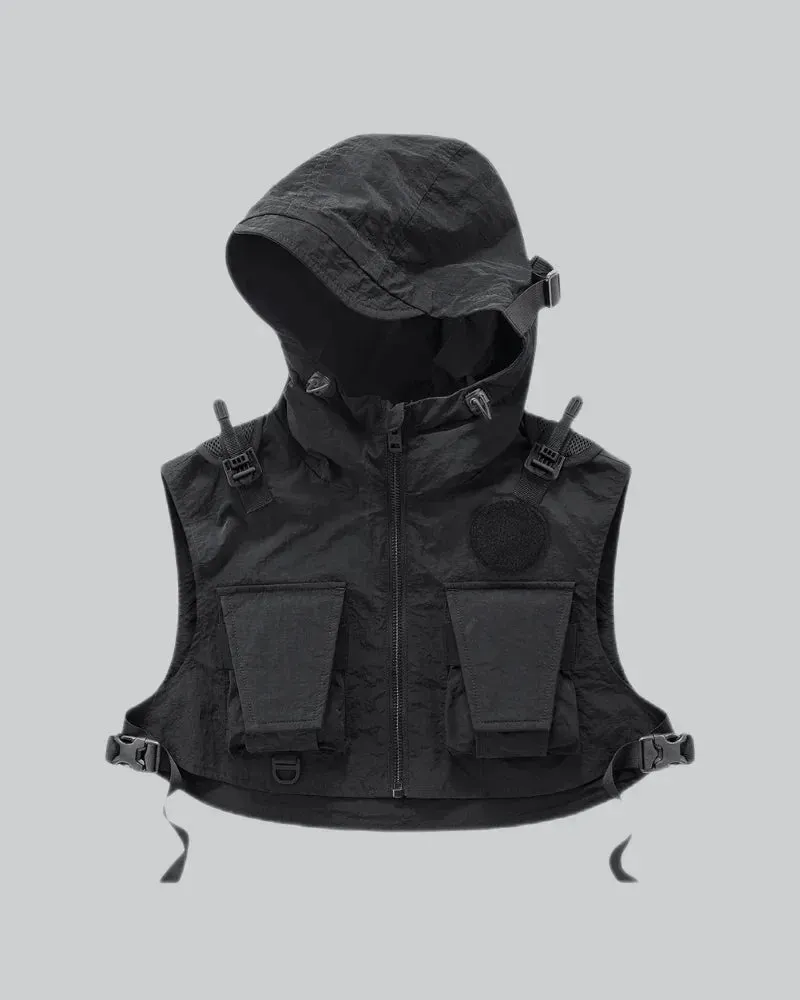 Cropped Utility Vest