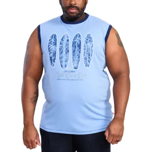 D555 Mens Bretton Big & Tall Vest - Blue