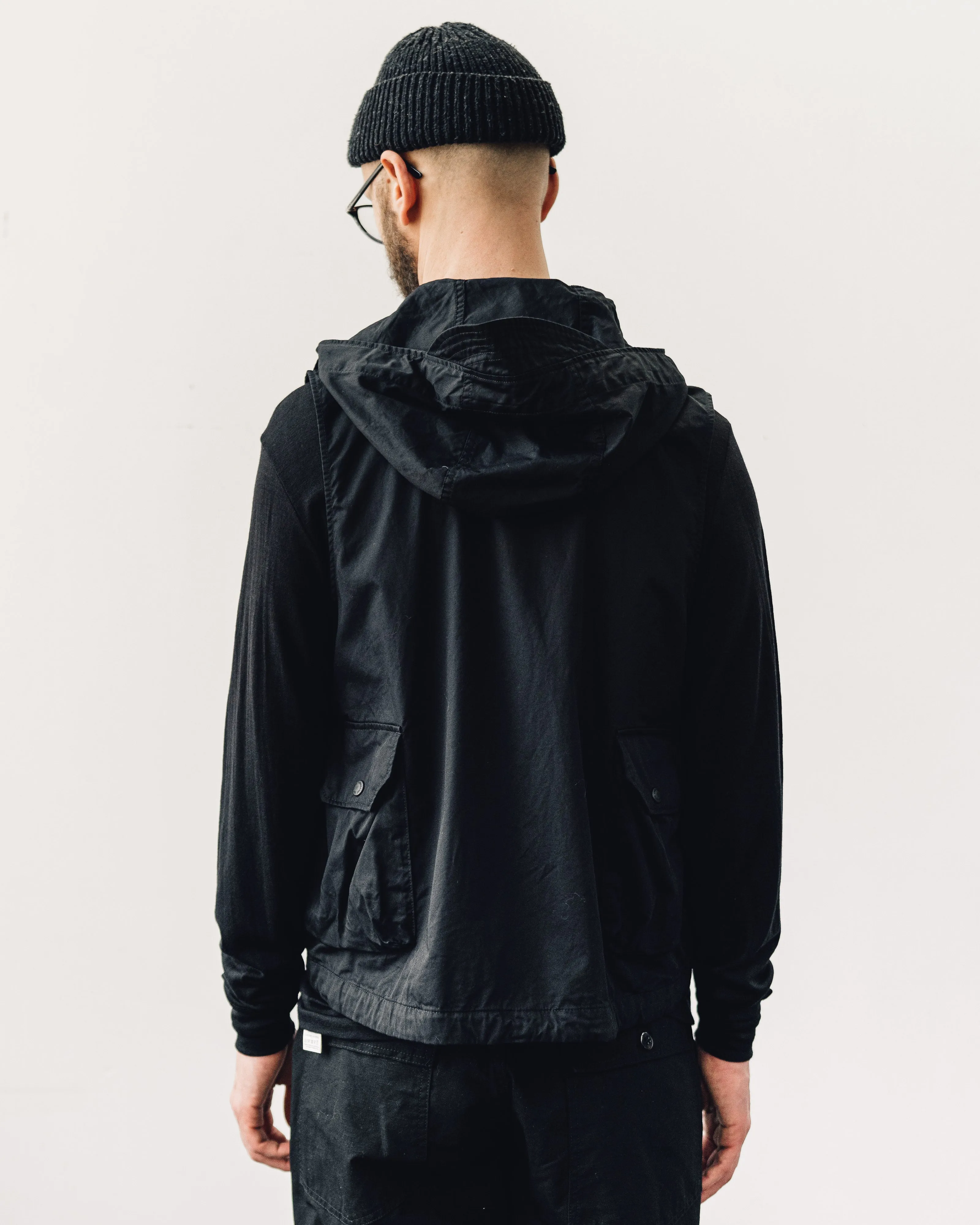 Engineered Garments Ripstop Field Vest, Black