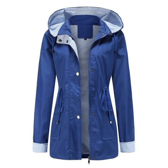 FashionSierra - Women Casual Windbreaker Waterproof Jackets