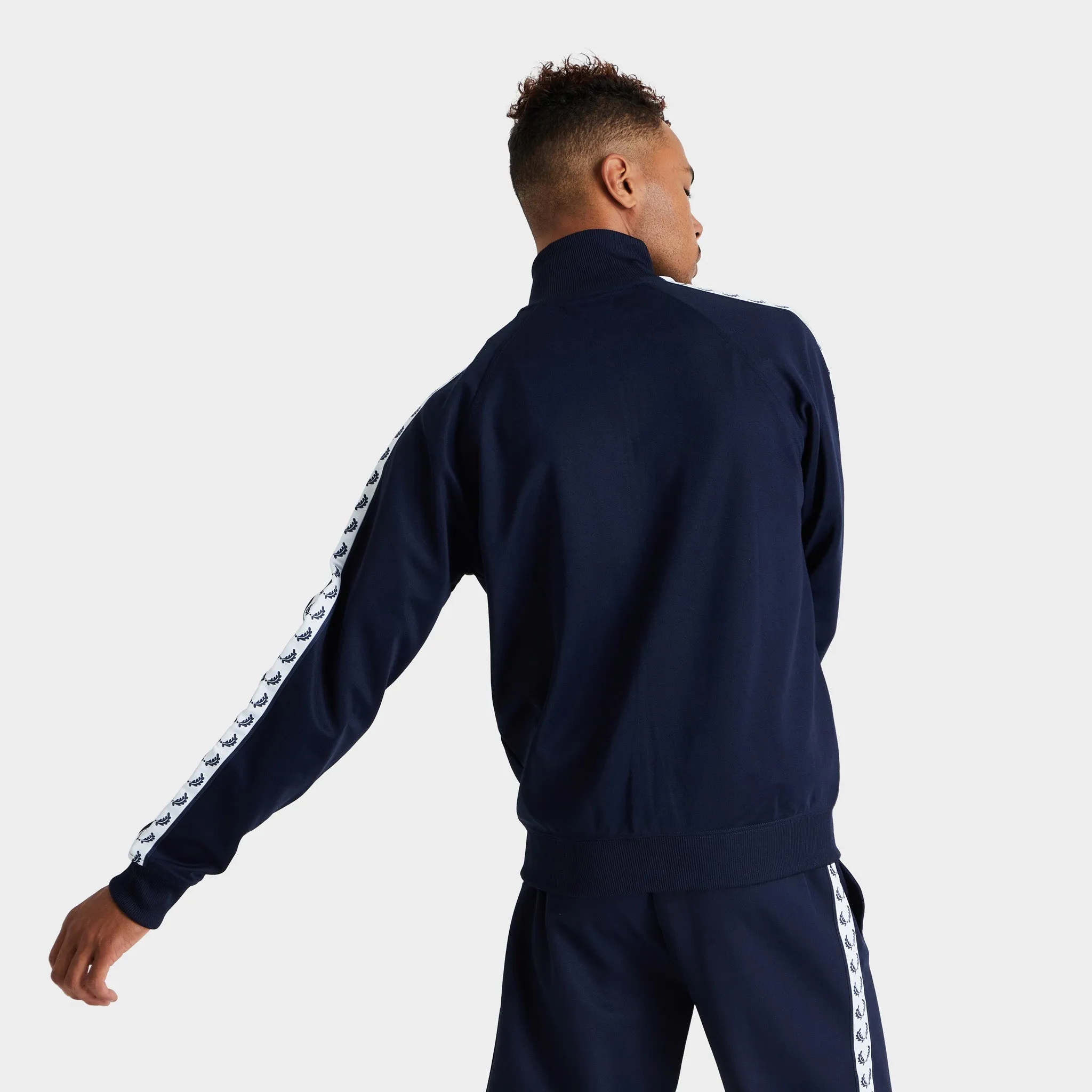 Fred Perry Taped Track Jacket / Carbon Blue