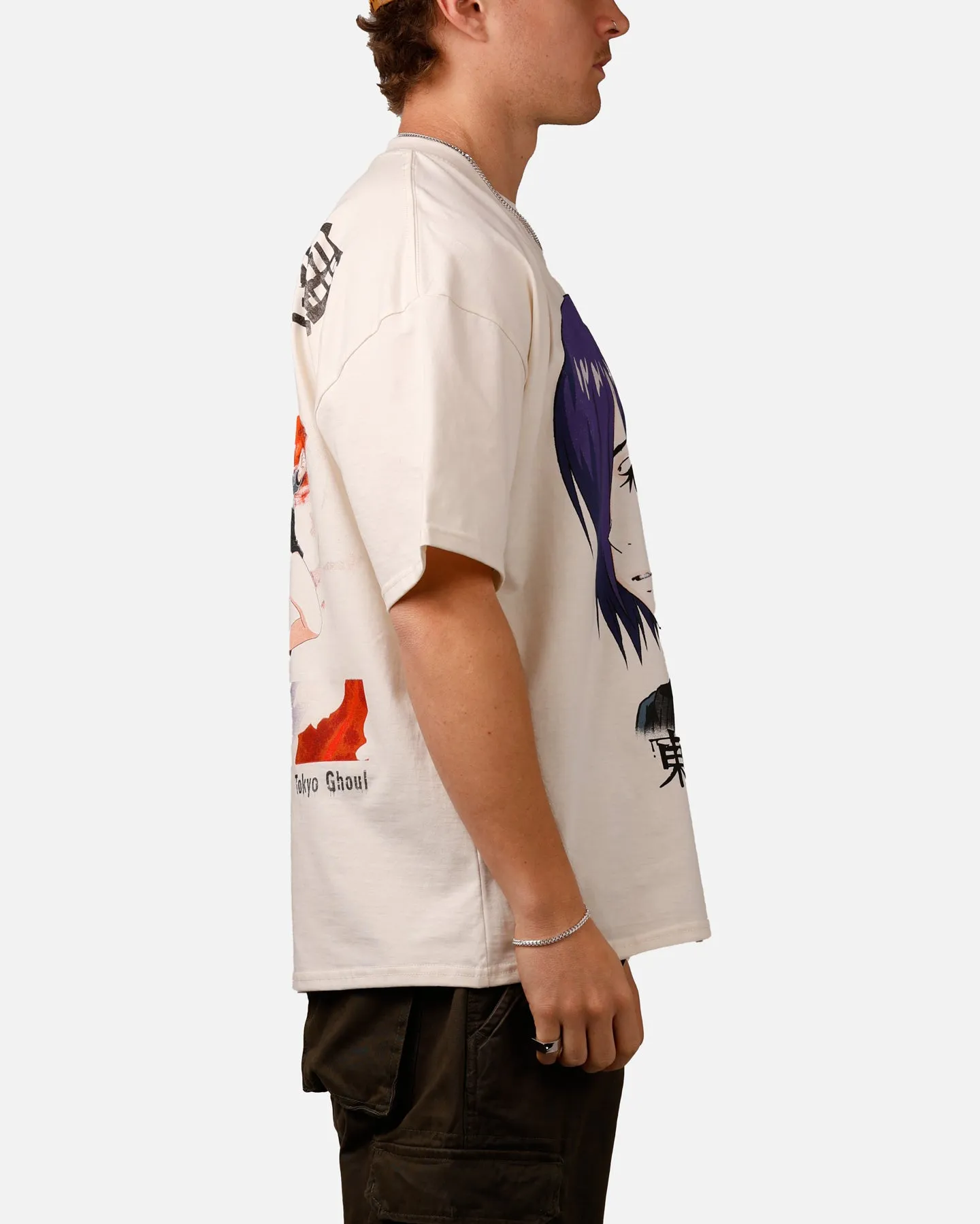 Goat Crew X Tokyo Ghoul Touka Heavy T-Shirt Off White